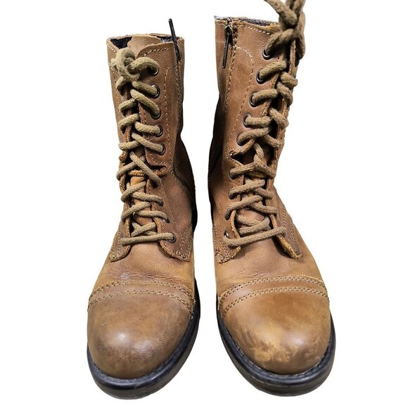 Steve Madden Women's Shoes Steve Madden‎ Troopa Combat Boots woman's size 7.5 - Picture 1 of 5